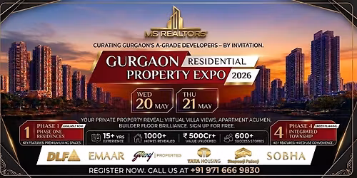 Gurgaon Home Expo\u2014New Gurgaon 2BHK from 62L (May 20-21)
