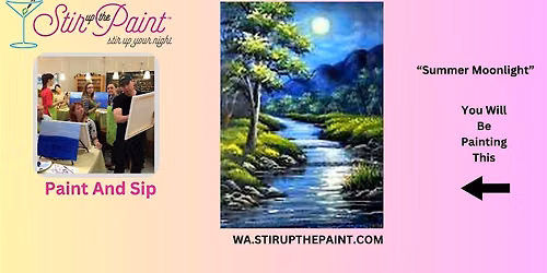 West Seattle Paint And Sip With Stir Up The Pant (Wine Included)