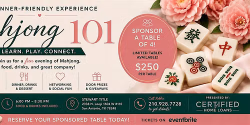 Mahjong 101 |  Realtor Event