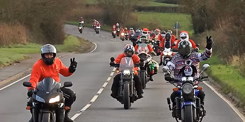 Santa on a bike midlands 2025