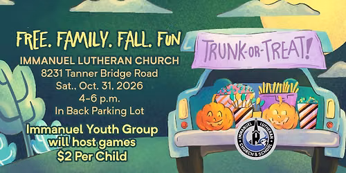 Immanuel Lutheran (Honey Creek) Trunk Or Treat 2026