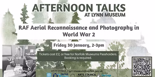 Afternoon Talk - RAF Aerial Reconnaissance and Photography in World War 2