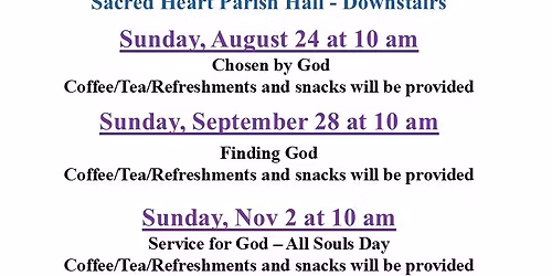 Sacred Heart - Faith Formation - Power & Grace