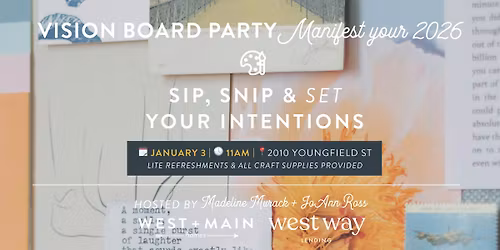 Manifest your 2026 - Vision Board Party