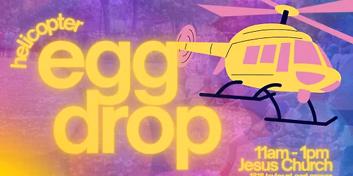 \ud83d\ude81HELICOPTER EASTER EGG DROP | JESUS CHURCH