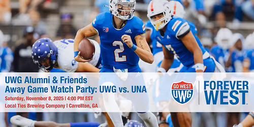 UWG Alumni & Friends Away Game Watch Party: UWG vs UNA