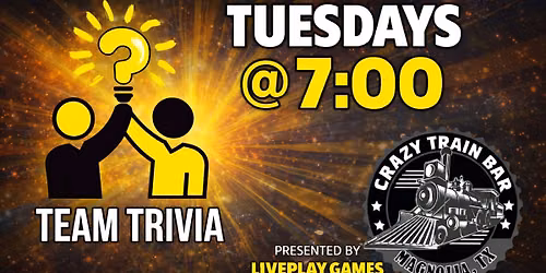 Team Trivia at Crazy Train