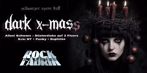 DARK XASs - Alles! Schwarz D\u00fcsterdisko | Schwarzer Szene Treff | Rockfabrik Augsburg
