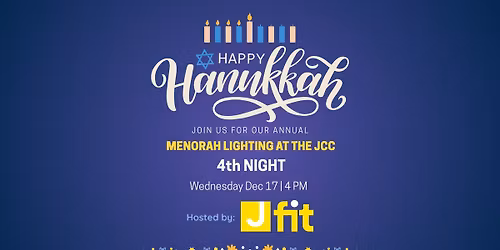 Menorah Lighting at the JCC- Fourth Night