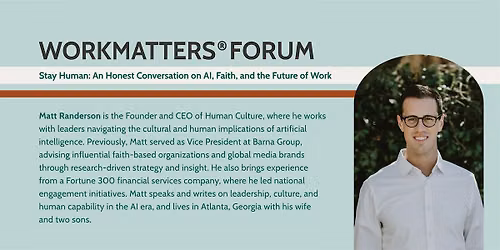 Stay Human: An Honest Conversation on AI, Faith, and the Future of Work