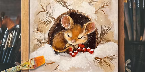 Christmas Mouse 2hr painting workshop