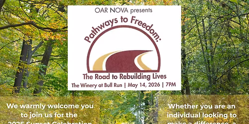 OAR Nova's Sunset Celebration-5\/14 @ the Winery @ Bull Run! Amazing and it is FREE!! Please join us!