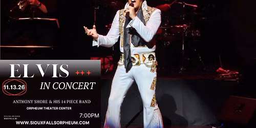 Anthony Shore: Elvis In Concert
