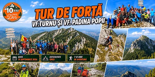 Tur de for\u021b\u0103 - Vf.Turnu \u0219i Vf. Padina Popii (Piatra Craiului)