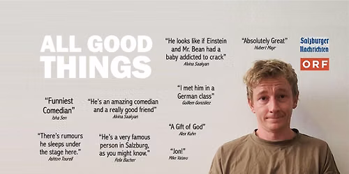 JON PARNELL All Good Things | English Sketch Comedy @ Smaragd, Linz