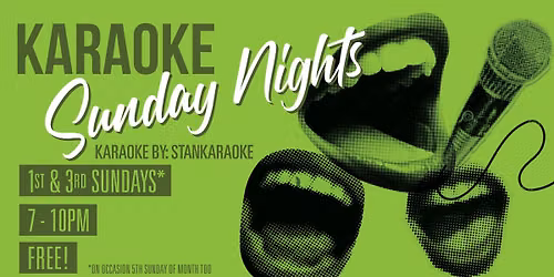 Karaoke - Sunday Nights!
