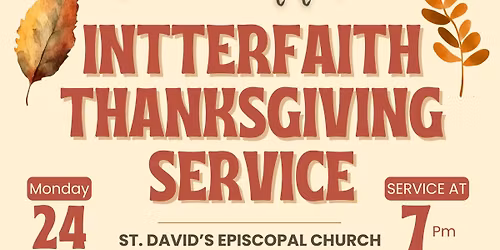 Interfaith Thanksgiving Service