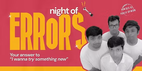 Night of Errors - LIVE cOmEdY