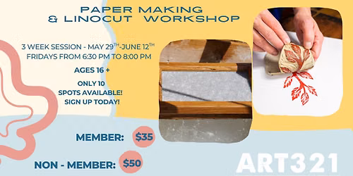 Papermaking & Linocut Series