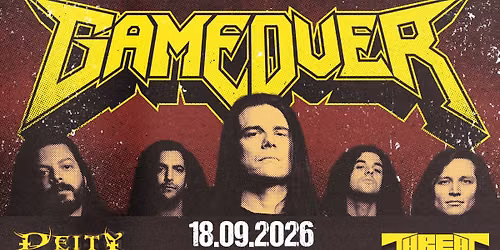 GAME OVER (IT) + DEITY + THREAT live in Sofia