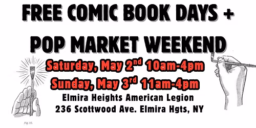 Free Comic Book Days & Pop Market Weekend \u201826