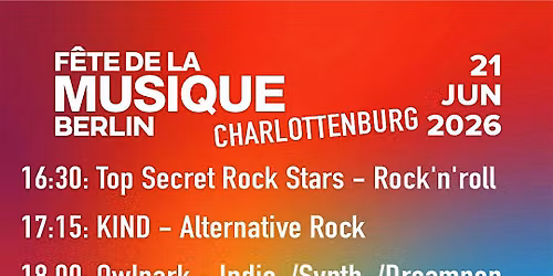 F\u00eate de la Musique 2026 in Berlin Charlottenburg