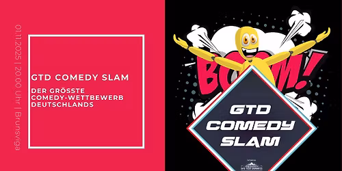 GTD COMEDY SLAM | Der gr\u00f6\u00dfte Comedy-Wettbewerb Deutschlands