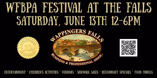 WFBPA Festival At The Falls-This Marks Our 10th Anniversary!