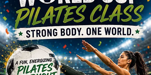 World Cup theme Pilates class in Dallas
