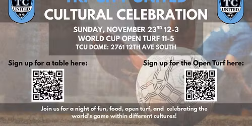 Tri-City United Annual Cultural Celebration & World Cup Open Turf