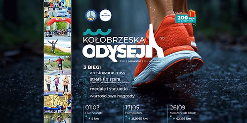 \ud83c\udfc3\u200d\u2642\ufe0f KO\u0141OBRZESKA ODYSEJA \u201926 \u2013 trzy biegi, jedna legenda! \ud83c\udf0a