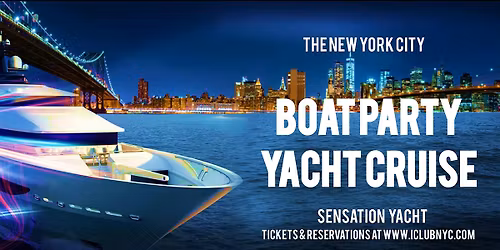 BOAT PARTY YACHT CRUISE | STATUE OF LIBERTY