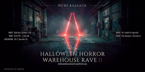 Halloween Horror Warehouse Rave II