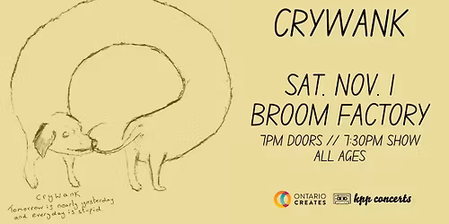 CRYWANK (Solo) \/\/ November 1, Broom Factory, Kingston