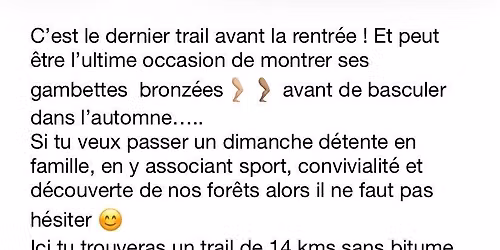 Trail d\u2019Ornois