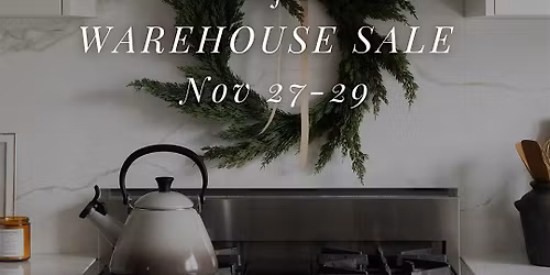 Warehouse Sale at LUX decor! Home decor up to 70% off