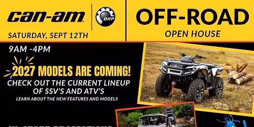 Can-Am Off-Road Open House!