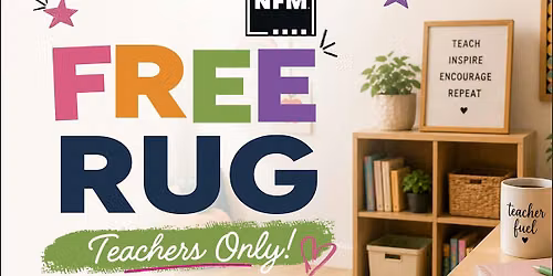 NFM Teacher Rug Giveaway RSVP - Cedar Park