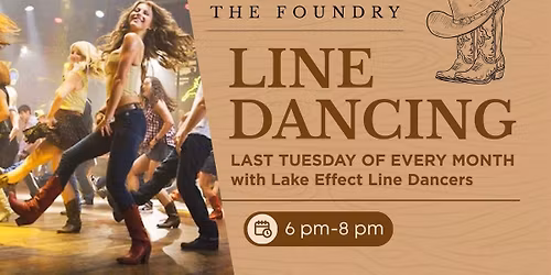 LINE DANCING @ The Foundry | Lake Effect Line Dancers