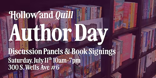 Hollow and Quill's Author Day