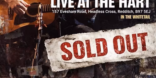 *SOLD OUT* Chris Helme (Singer\/songwriter and frontman of legendary band, The Seahorses)