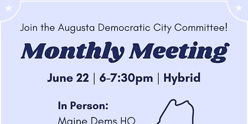 Augusta Dems June Meeting