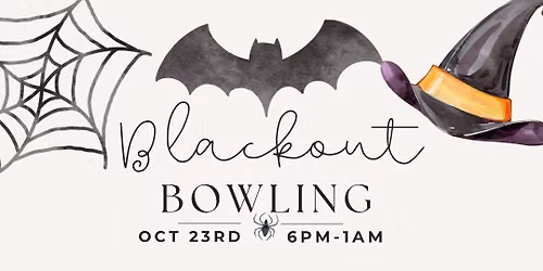 Blackout Bowling Halloween Event