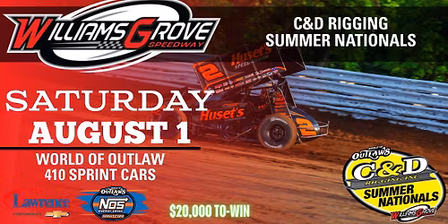 C&D Rigging Summer Nationals - World of Outlaws Sprint Cars
