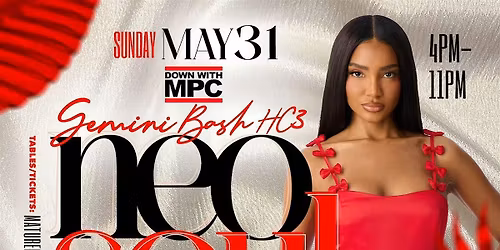 NEO SOUL SUNDAYS @ STONE WATER [GEMINI BASH FOR HC3]