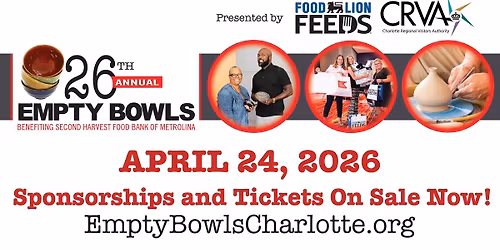 EMPTY BOWLS 2026 presented by Food Lion Feeds and the CRVA