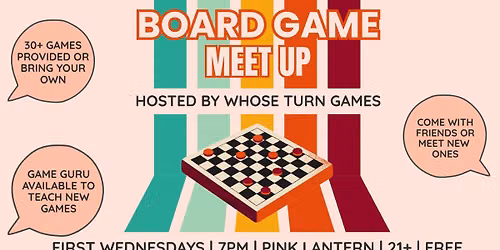 Board Game Meet Up at Pink Lantern