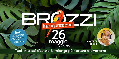 Milonga all'aperto di Brozzi, inaugurazione!
