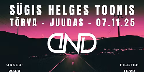 S\u00dcGIS HELGES TOONIS: DND @ Juudas - T\u00f5rva