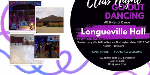 Club Night, Dance for all styles 
